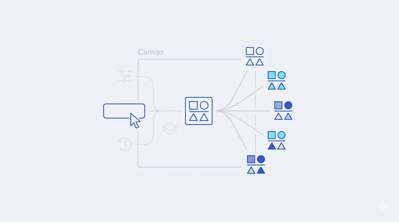 One-click variants