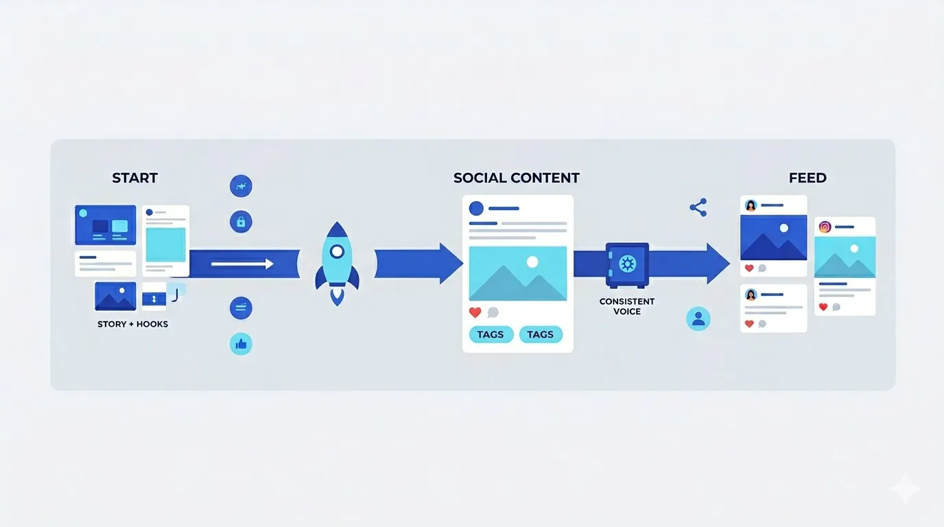 Launchpad dynamic content transformation